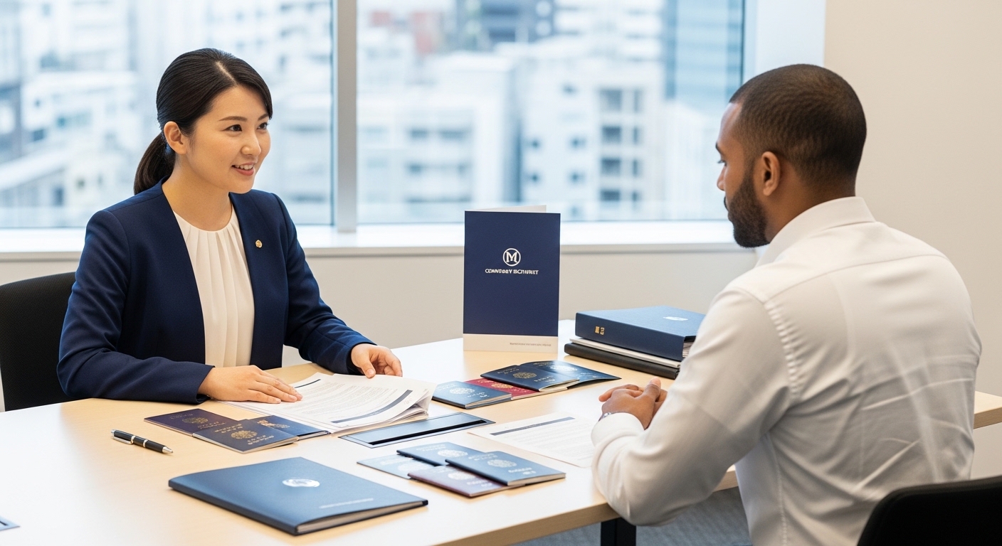 ビザ申請サポートページのヒーロー画像